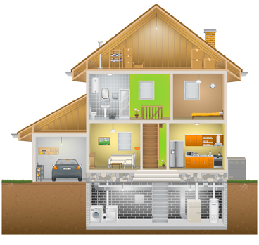 Home Inspection Cutaway Home