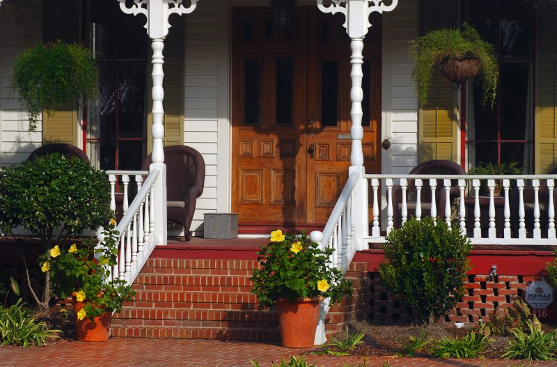 Porch of southern home